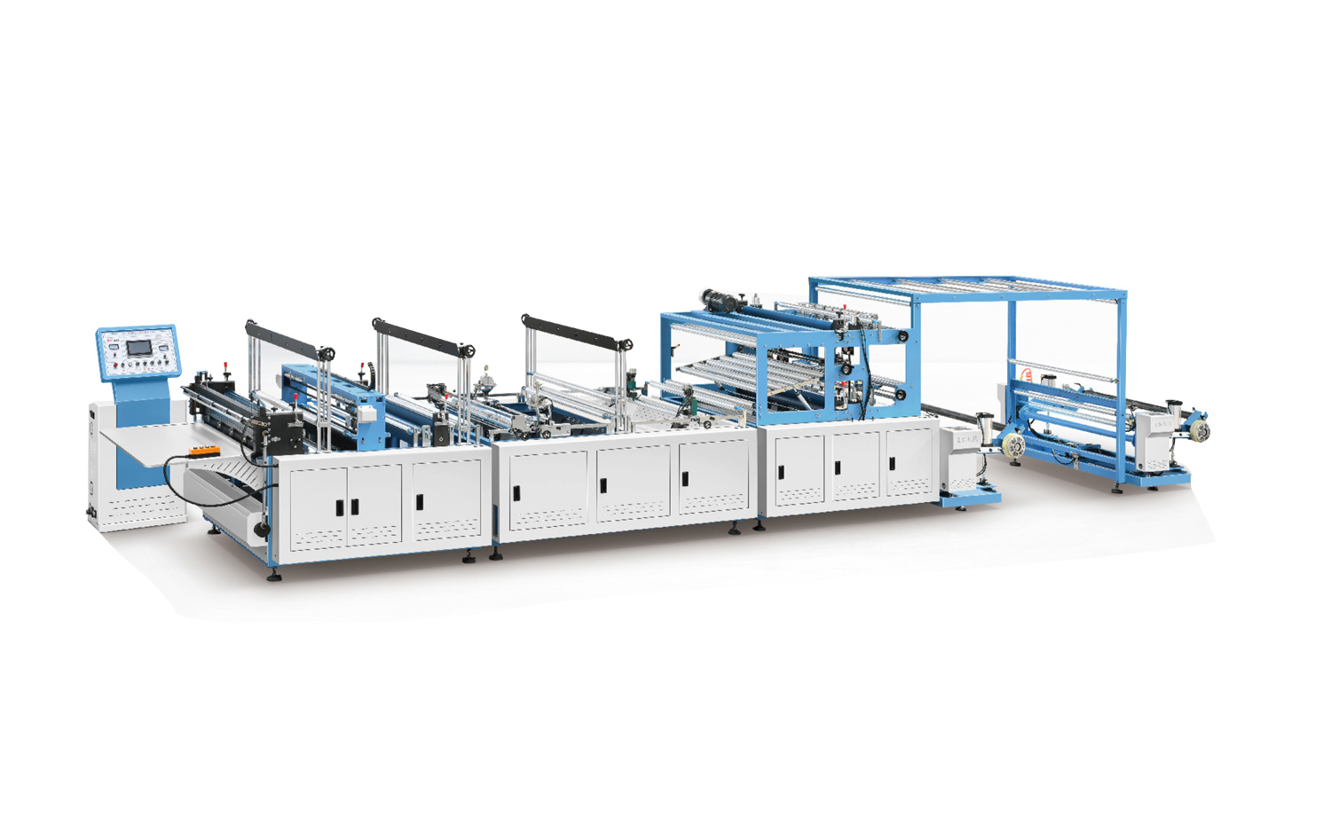 ZXL-1300雙放料無紡布制袋機(香蕉套袋、衛(wèi)浴潔具套袋、沙發(fā)套袋)